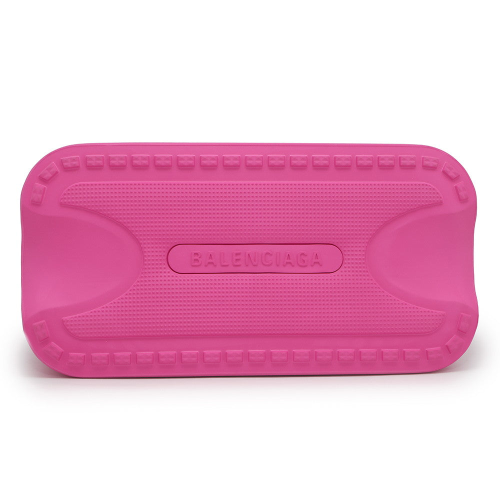 BALENCIAGA Crocs Bag Pink702266 Rubber Size Large