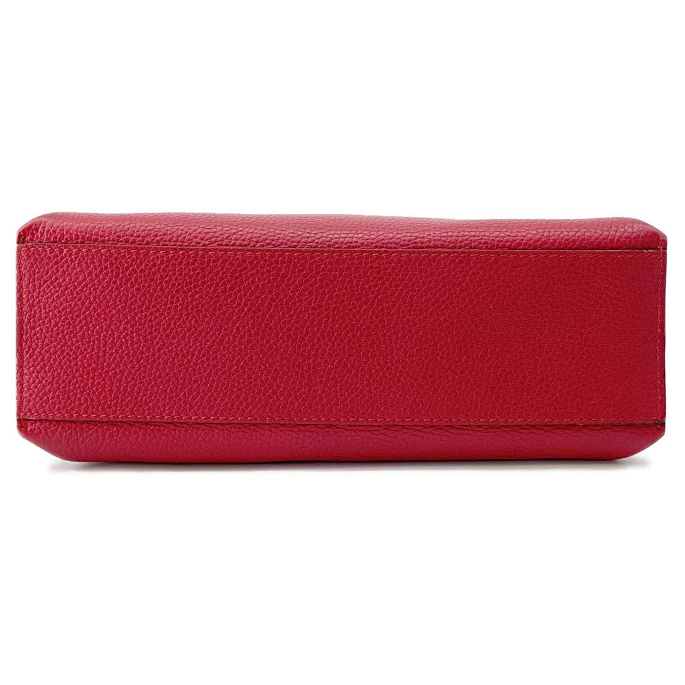 GUCCI Daily Handbag Red370831 Bamboo Leather