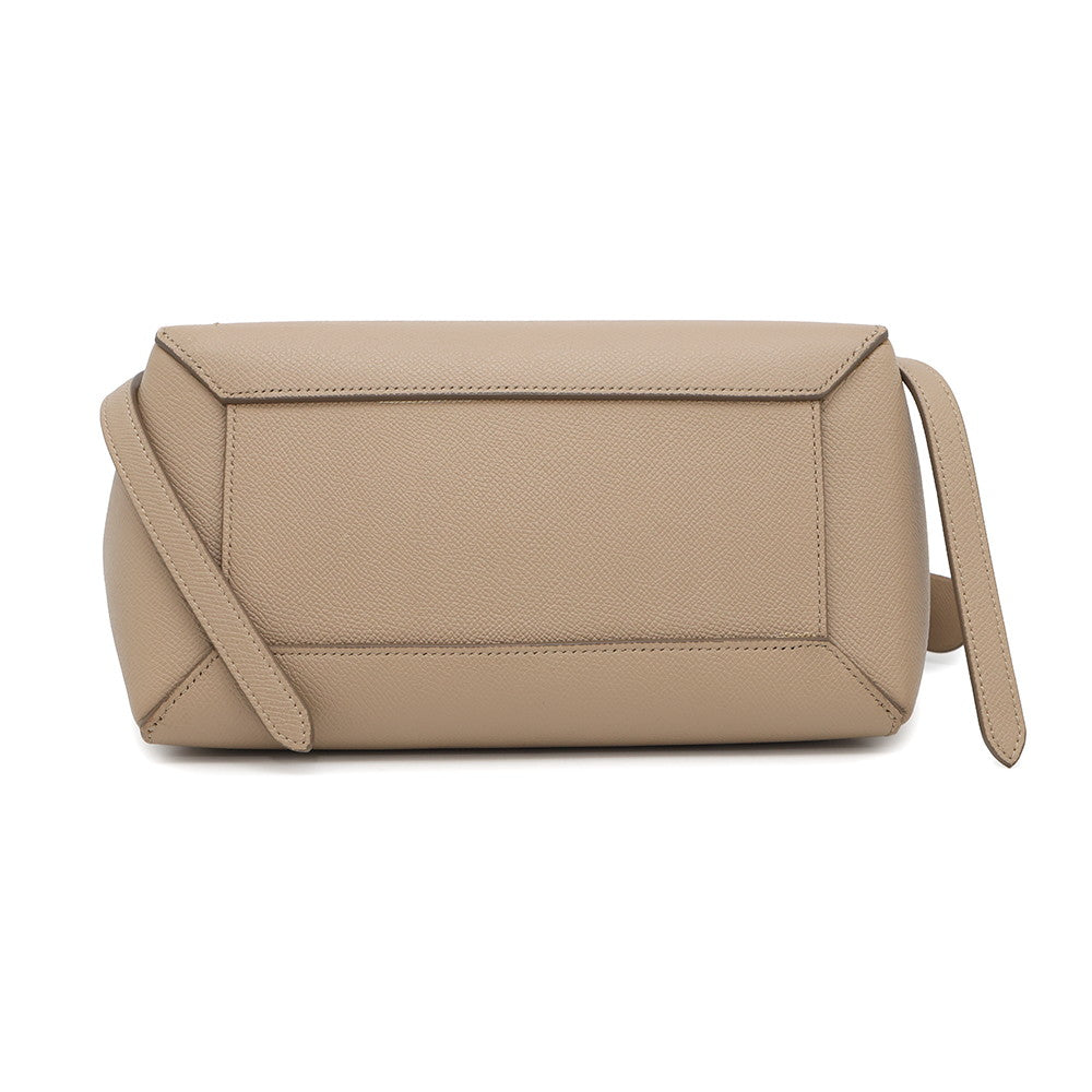 CELINE Belt bag Light Taupe Leather Size micro