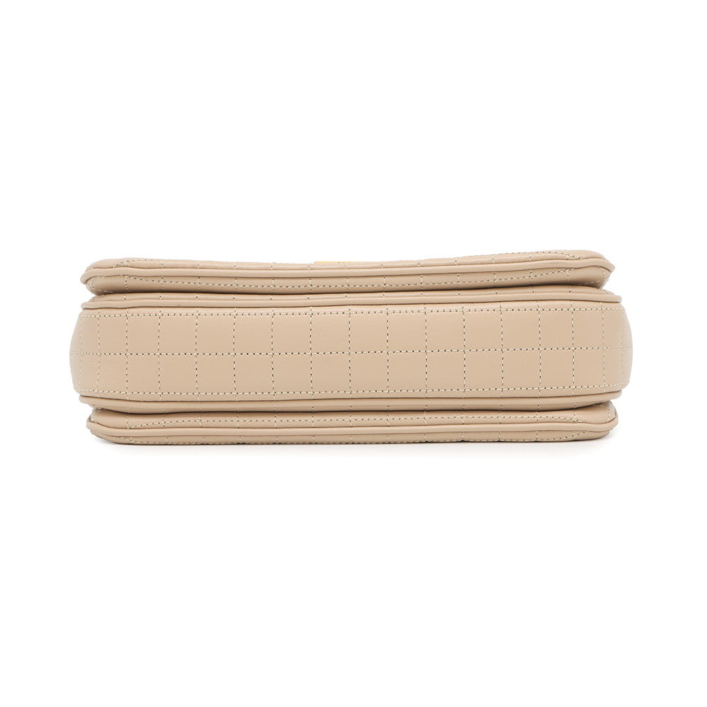 CELINE SmallCShoulder Bag Beige188403BFC Leather