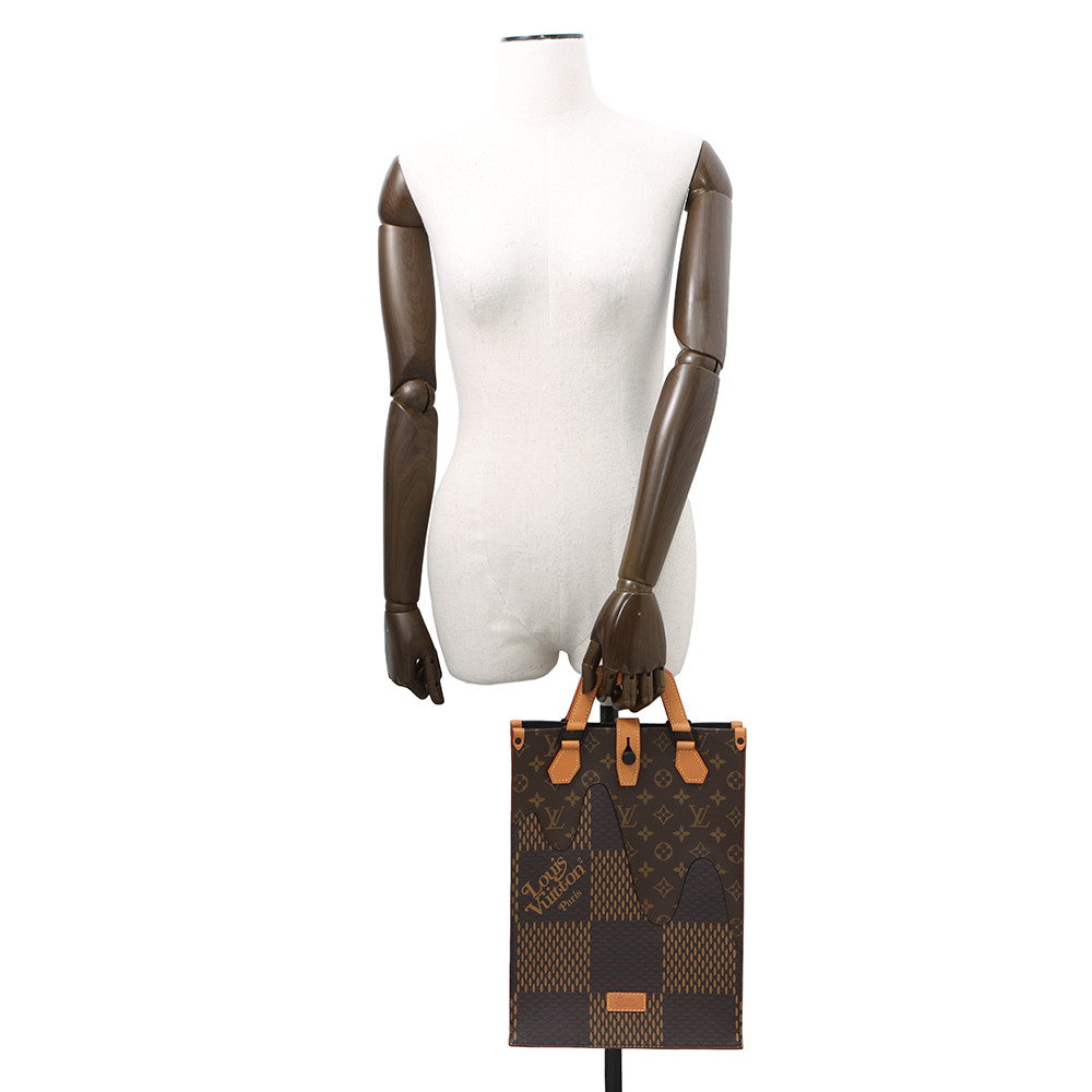 LOUIS VUITTON Mini Tote NIGOCollaboration NoirN40355 Damier Ebene Canvas Giant Monogram