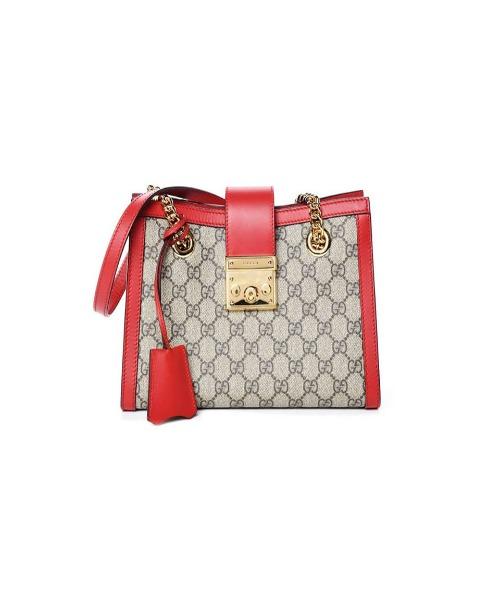Gucci Monogram Chain Leather Crossbody