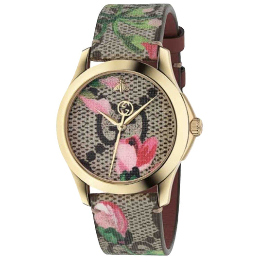 Gucci g-timeless multicolour gold plated watch