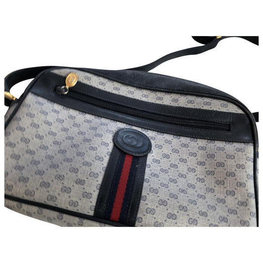 Gucci blue cloth handbag