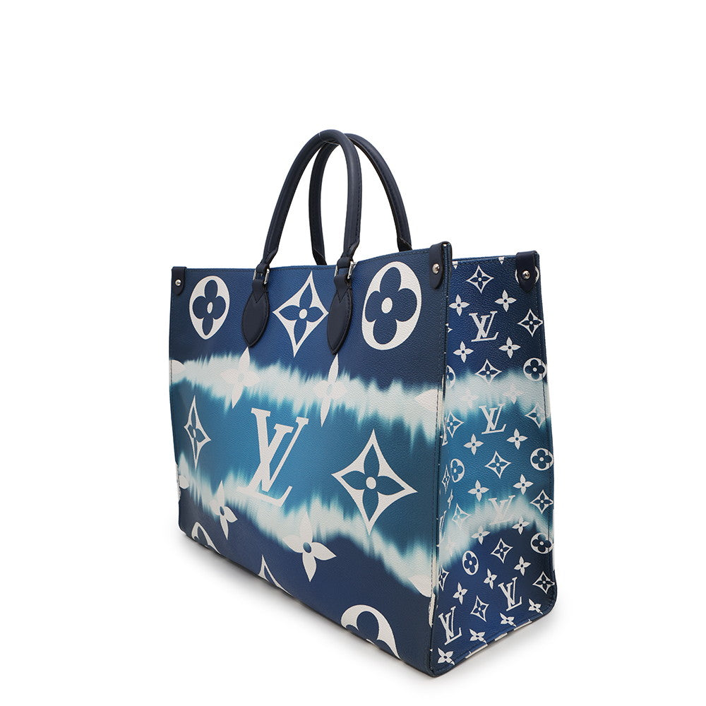 LOUIS VUITTON Onthego BlueM45120 Monogram LV Escale Size GM