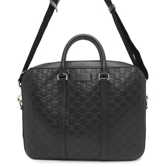 GUCCI ?Briefcase Black435322 GuccissimaLeather