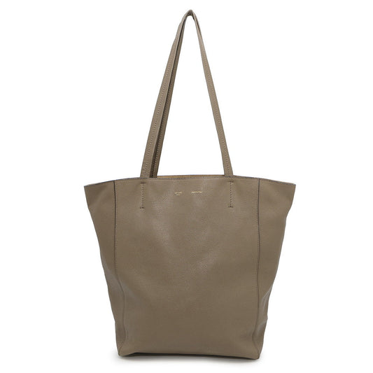 CELINE Cabas Phantom Tote Bag Greige175543 Leather