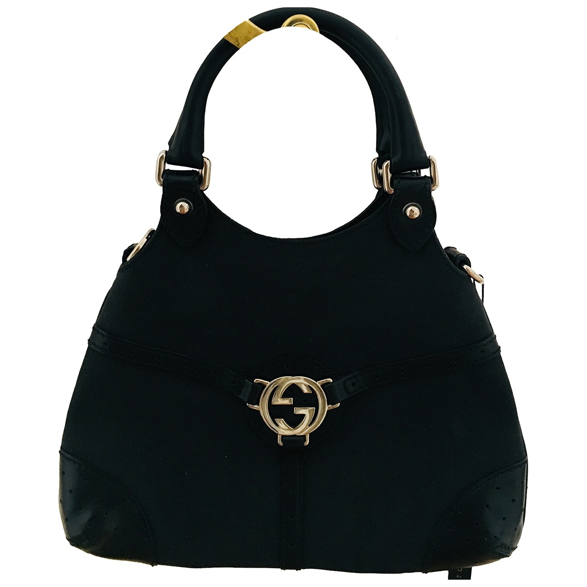 Gucci black leather handbag