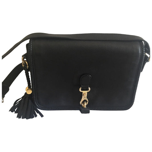 Gucci marrakech black leather handbag