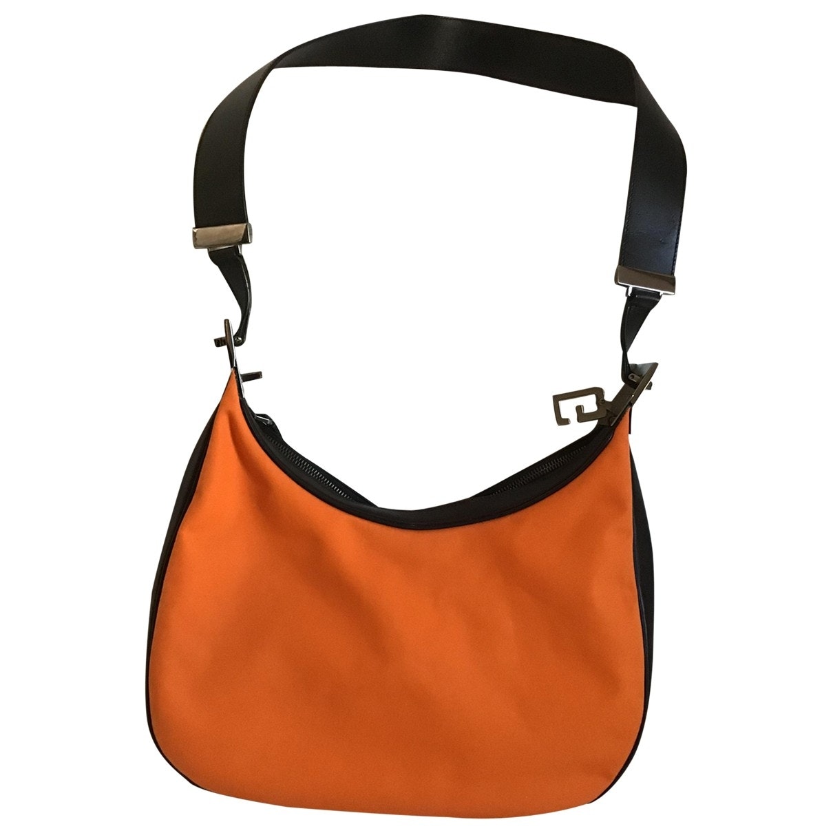 Gucci orange leather handbag