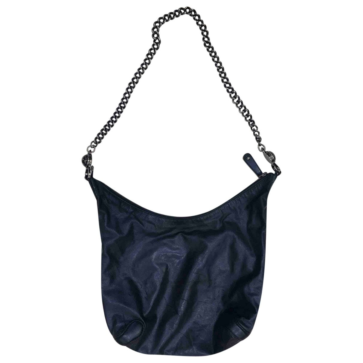 Gucci blue leather handbag
