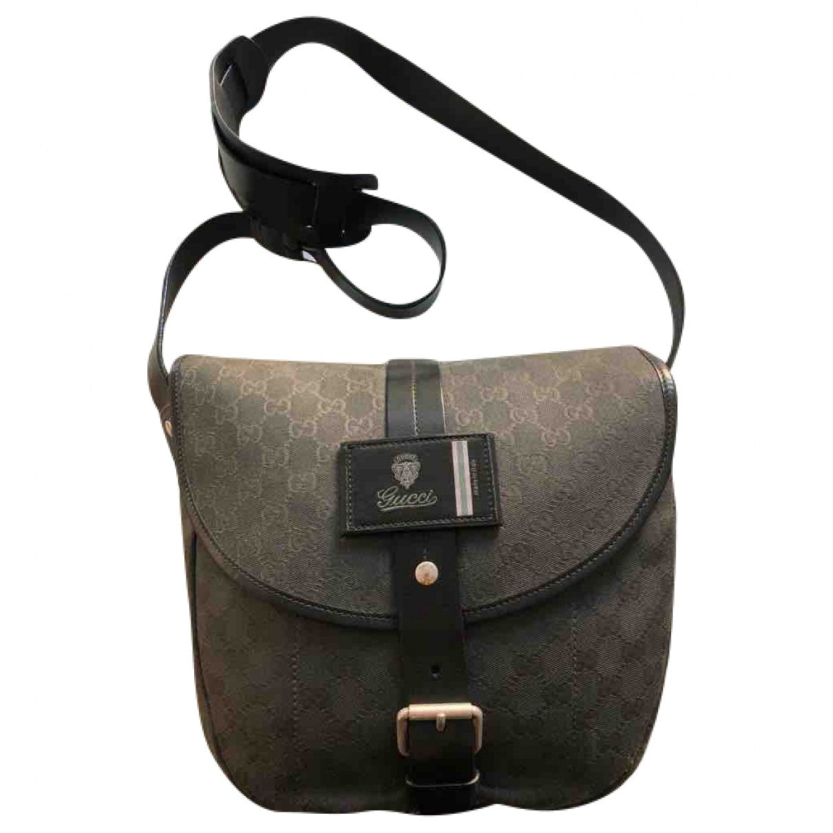 Gucci grey cloth bag