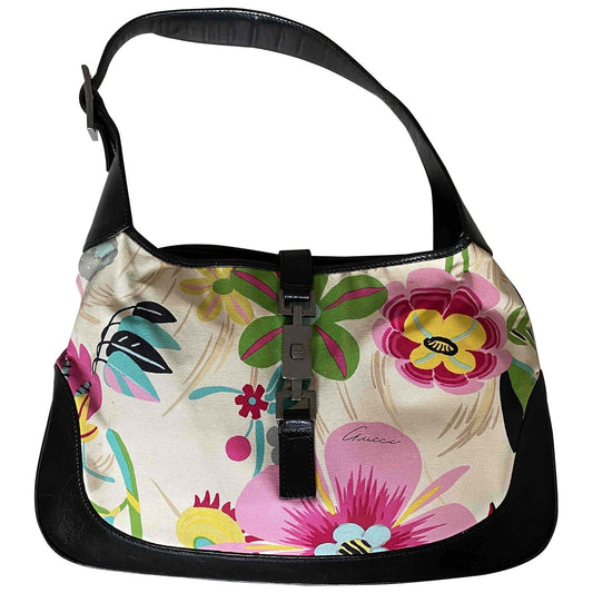 Gucci jackie cotton handbag