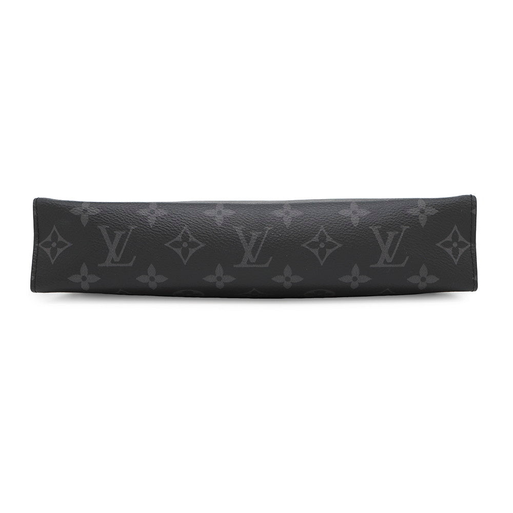 LOUIS VUITTON Pochette Voyage NoirM61692 Monogram Eclipse Size MM