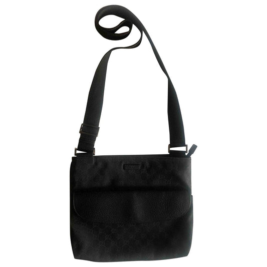 Gucci black cloth handbag