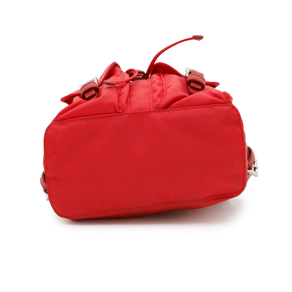 PRADA Nylon Mini Backpack Red1BH029 Nylon Size Mini