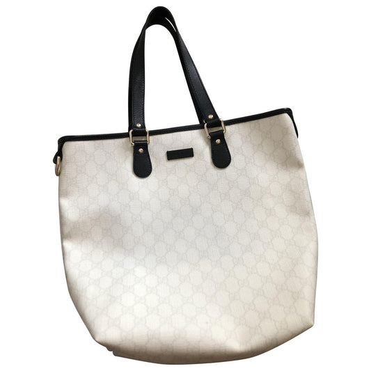 Gucci beige cloth handbag