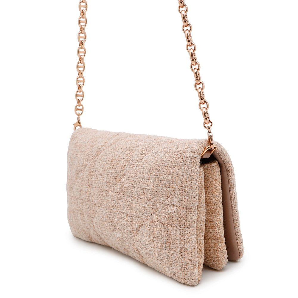 Dior ?Caro ChainShoulder Bag Pink Tweed