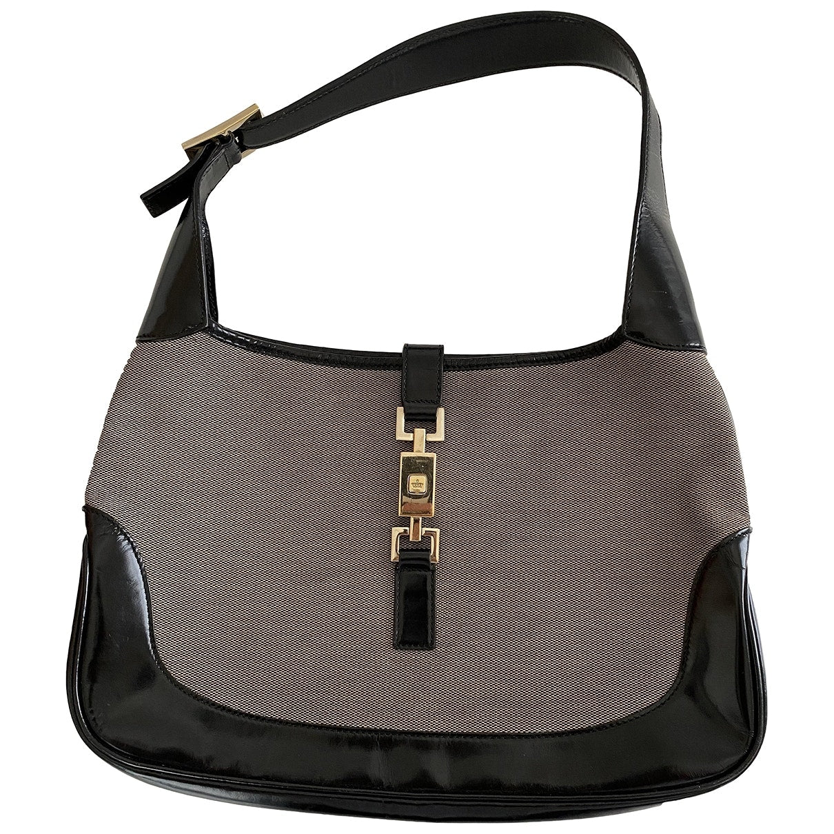 Gucci jackie grey leather handbag
