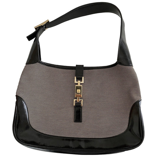 Gucci jackie grey leather handbag