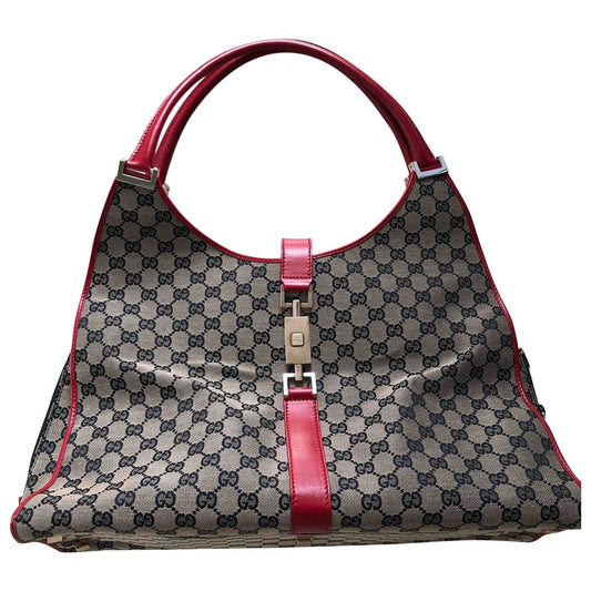 Gucci jackie cloth handbag