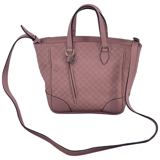 Gucci pink leather handbag