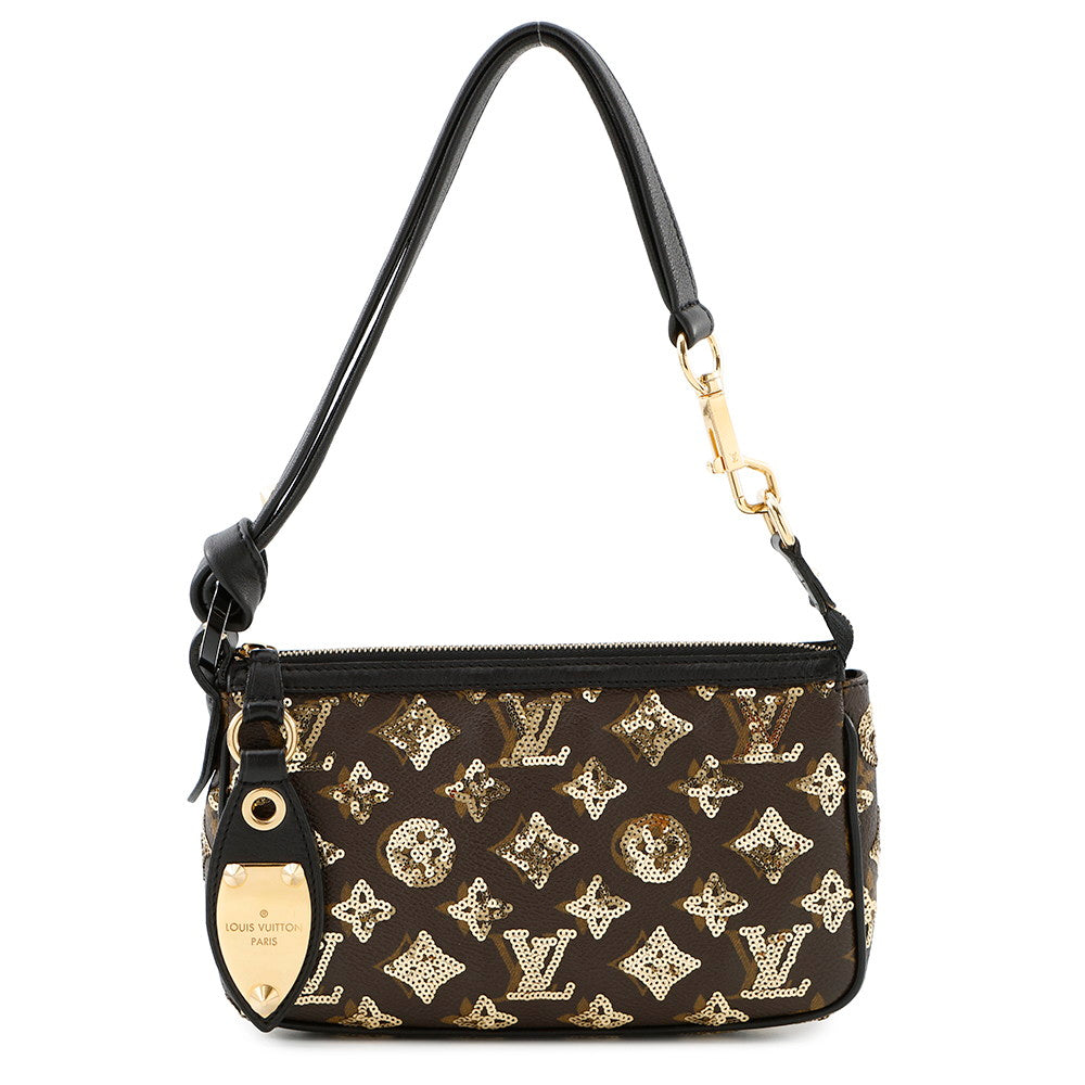 LOUIS VUITTON Pochette Accessoires All/NoirM40248 Monogram Eclipse