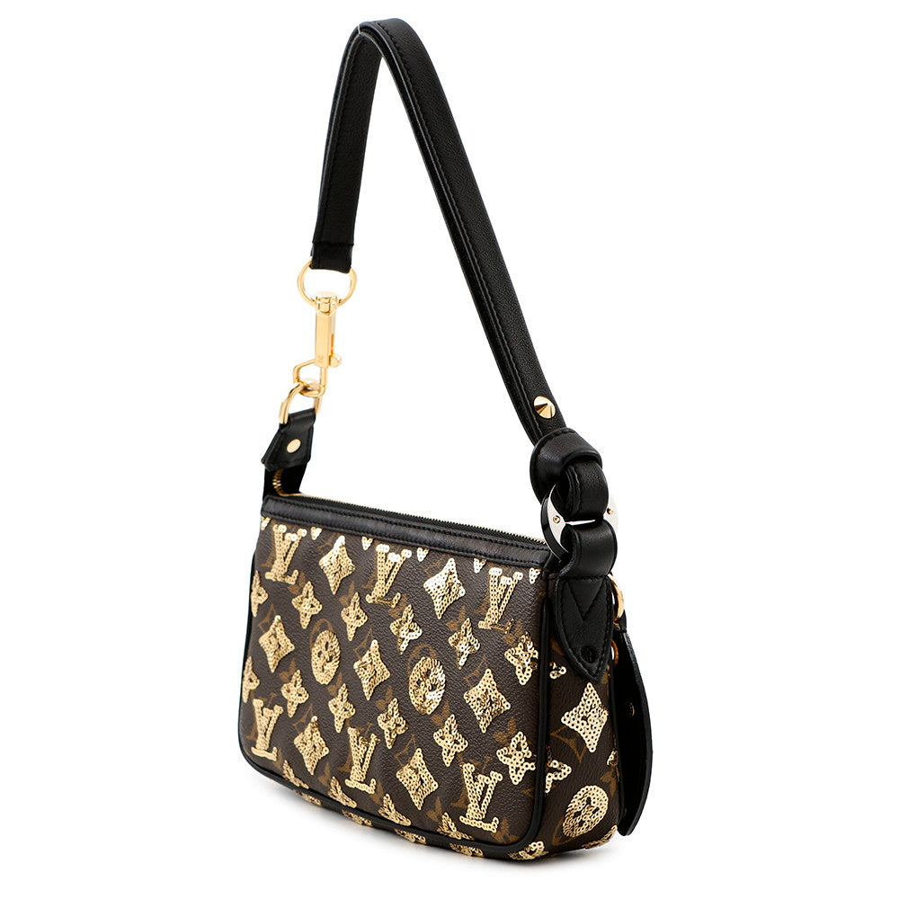 LOUIS VUITTON Pochette Accessoires All/NoirM40248 Monogram Eclipse