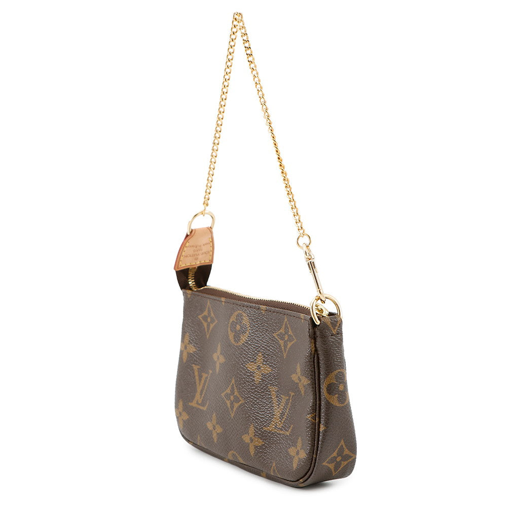  LOUIS VUITTON Mini Pochette Accessoires T&B BrownM60153 Monogram
