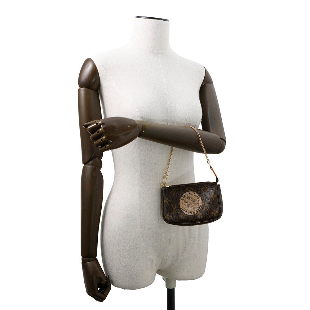  LOUIS VUITTON Mini Pochette Accessoires T&B BrownM60153 Monogram