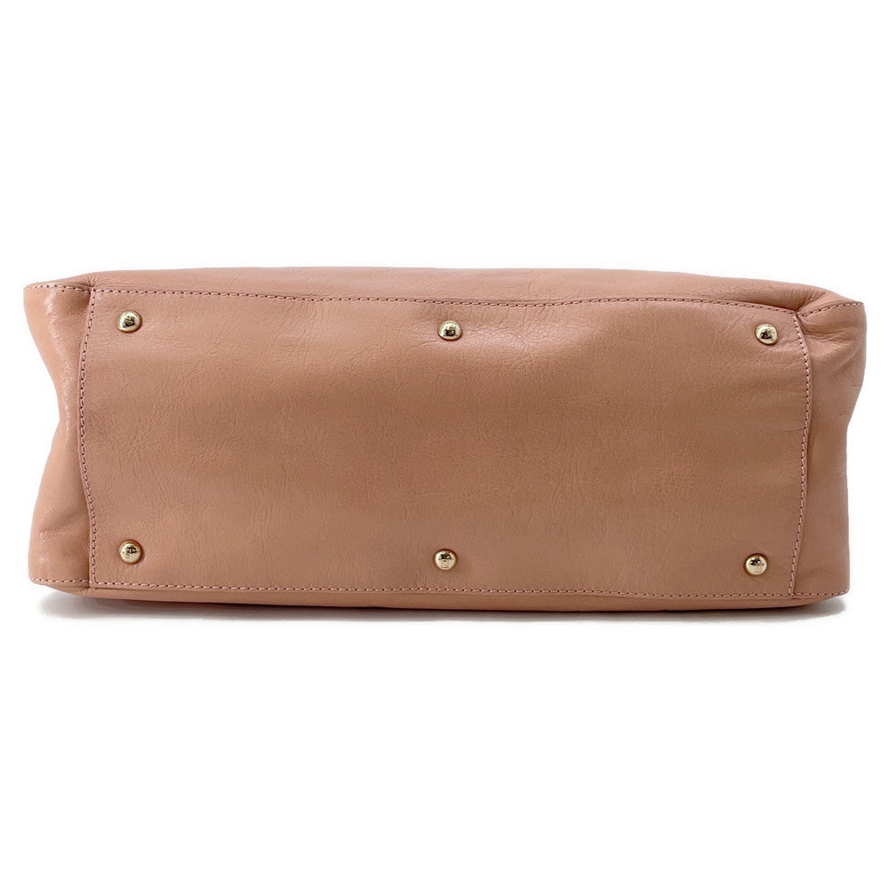 FENDI ?Tote Bag Pink8BN184 Leather