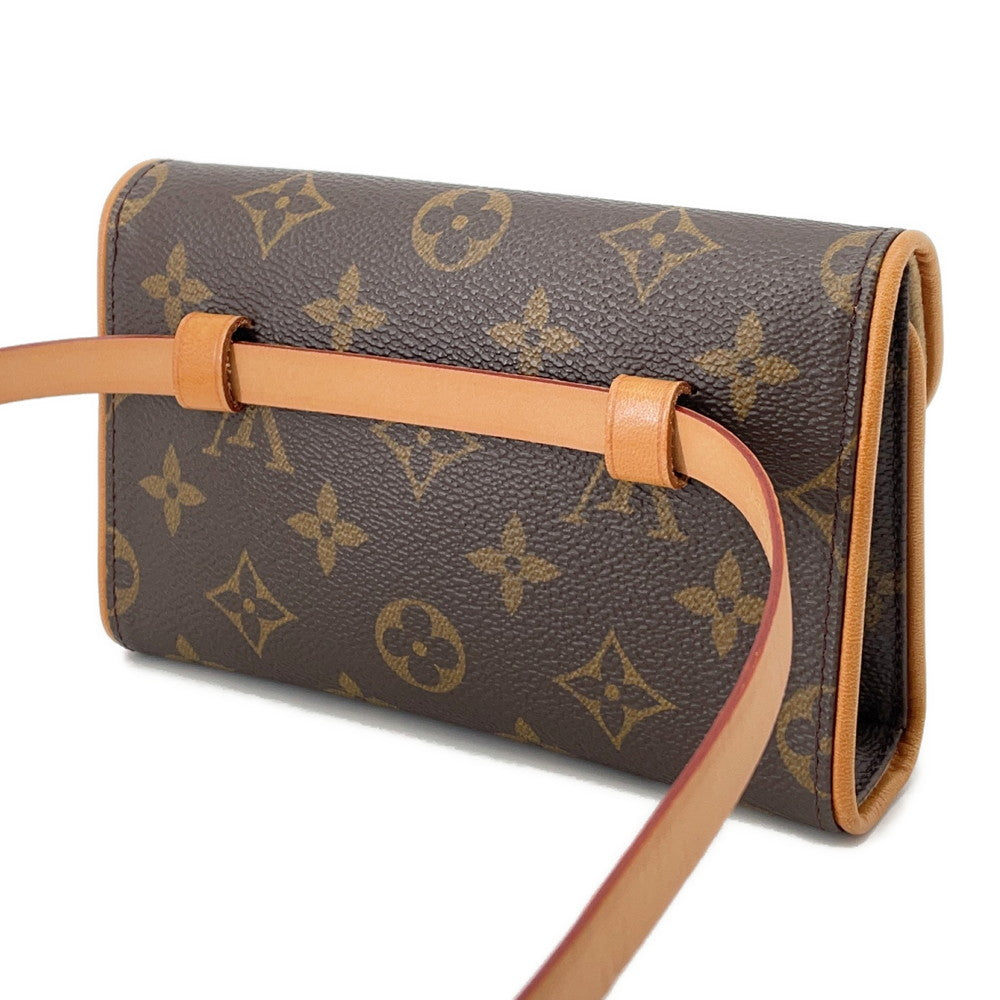 LOUIS VUITTON Pochette Florentine Brown/BeigeM51855 Monogram Size XS