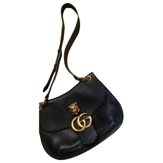 Gucci black leather handbag