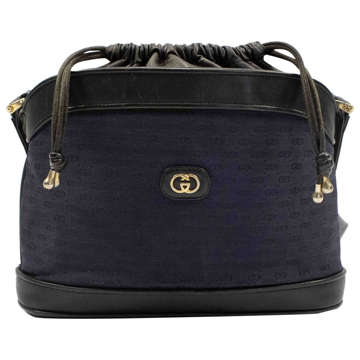 Gucci blue leather handbag