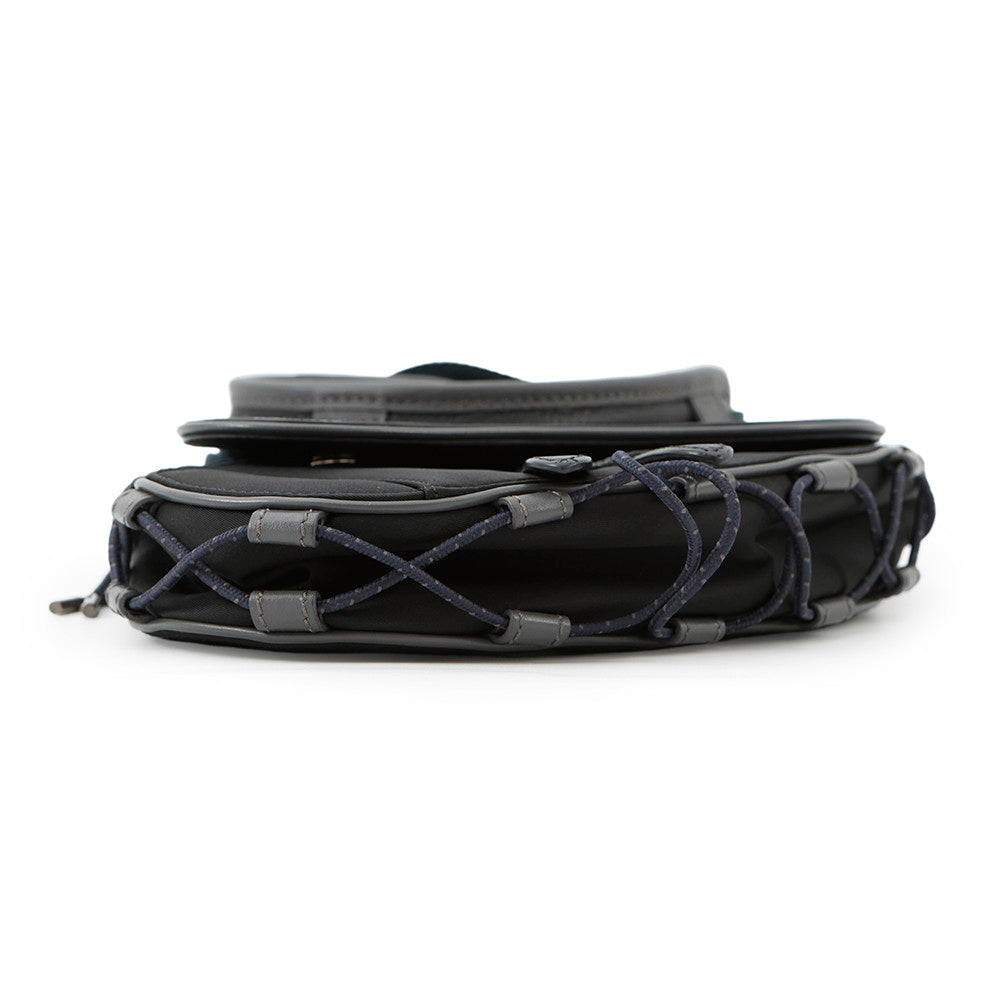 Dior ?Saddle bag Sacai collaboration Black1ADCA374USC_H15E Technical Fabric Leather