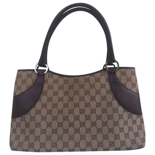 Gucci brown cloth handbag