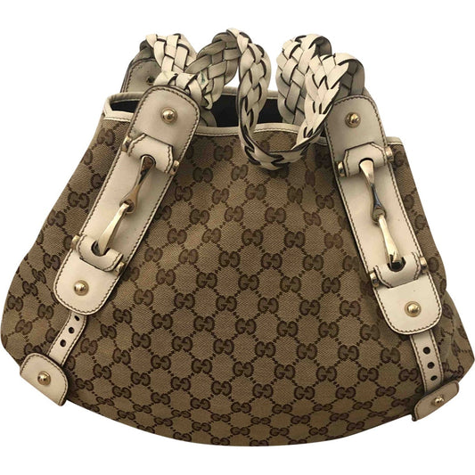 Gucci pelham beige cloth handbag