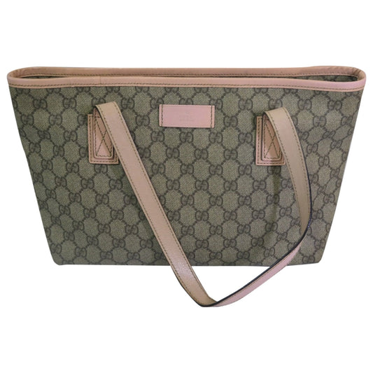 Gucci beige cloth handbag