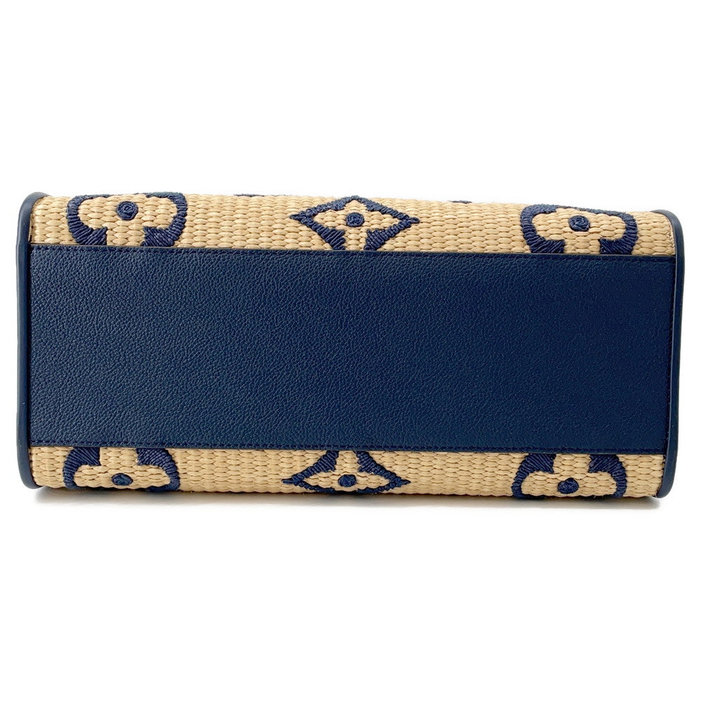 LOUIS VUITTON Onthego BlueM57723 Monogram?Raffia Size MM