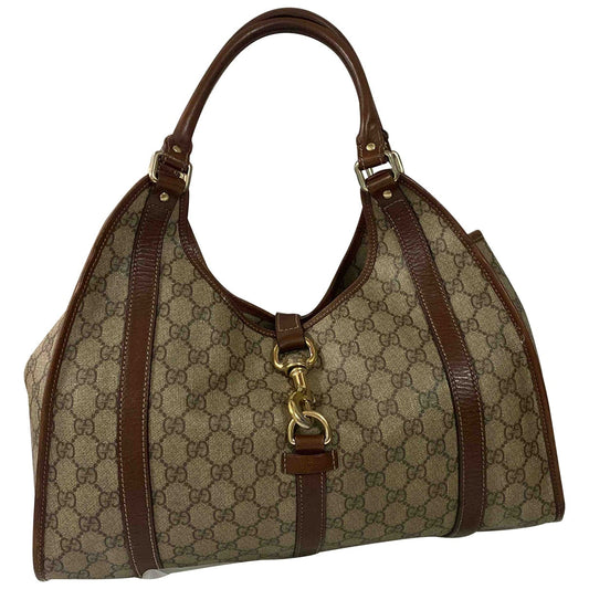 Gucci jackie cloth handbag