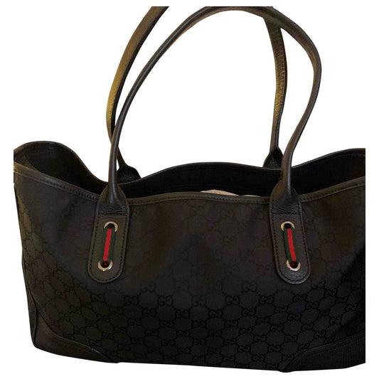 Gucci black cloth handbag