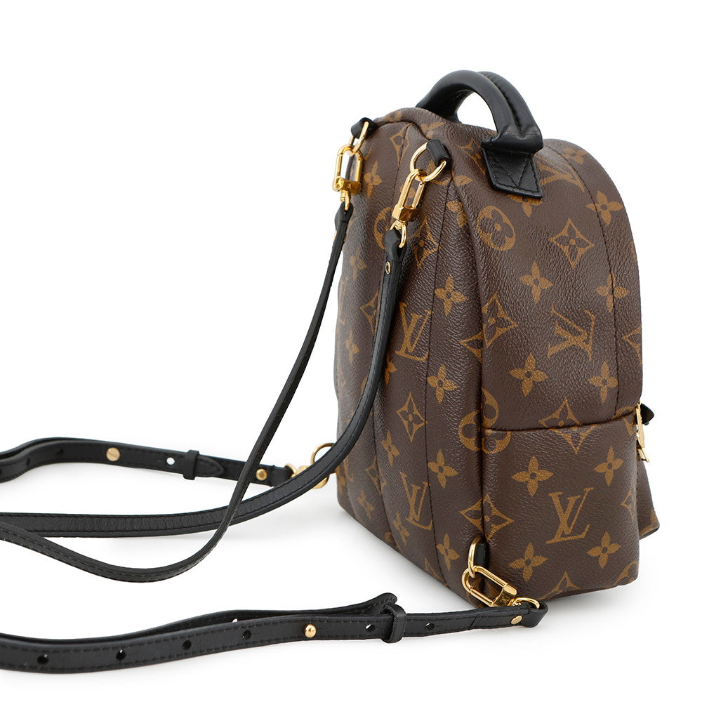 LOUIS VUITTON Palm Springs Backpack NoirM44873 Monogram Size MINI