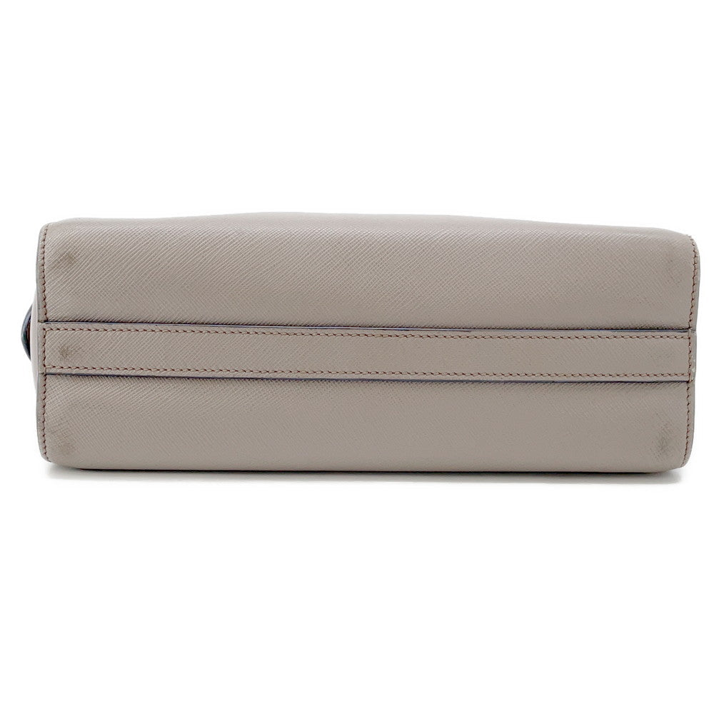 PRADA Saffiano Leather Shoulder Bag Gray1BH104 Saffiano LeatherLeather
