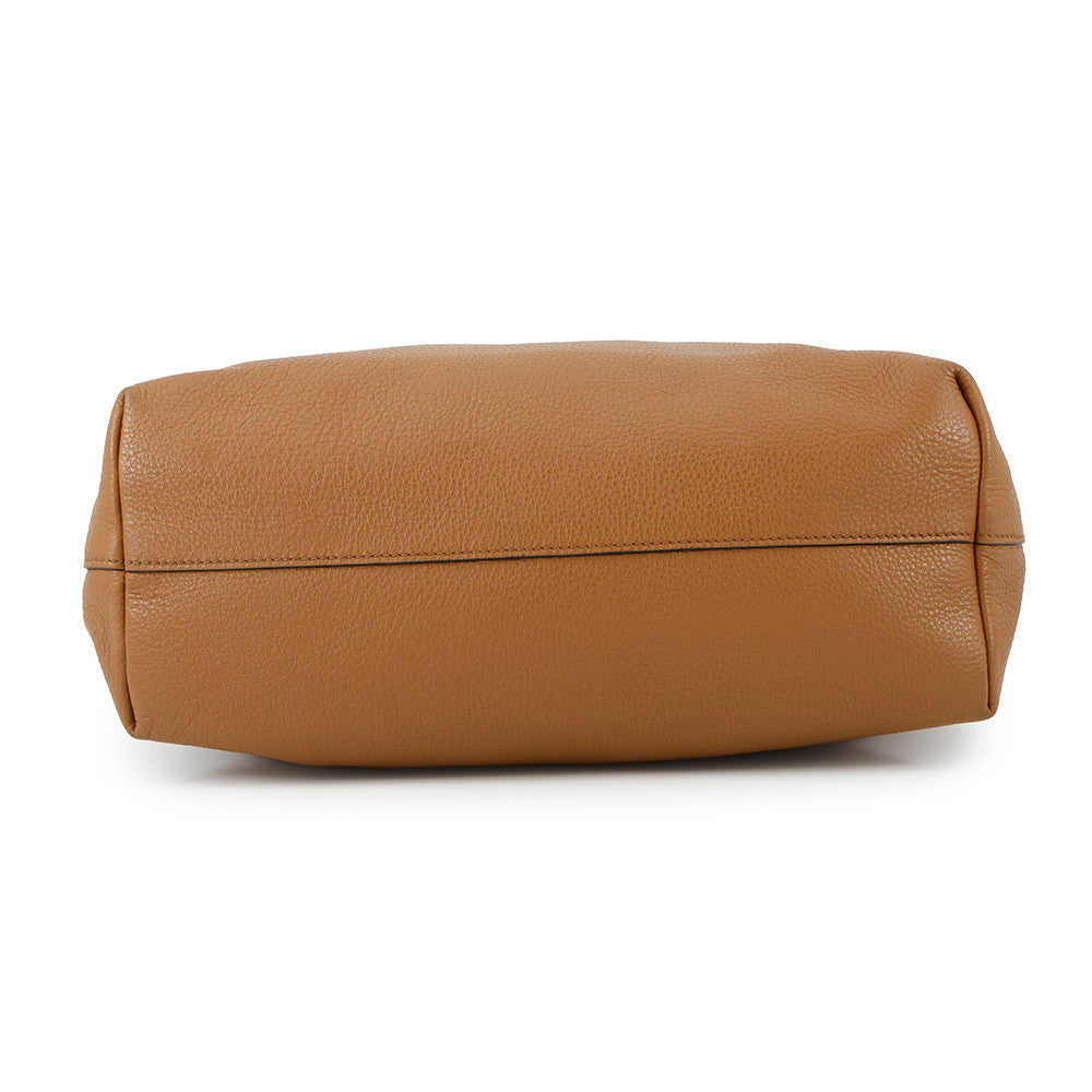 PRADA Vitello Phoenix Tote Brown1BG865 Leather