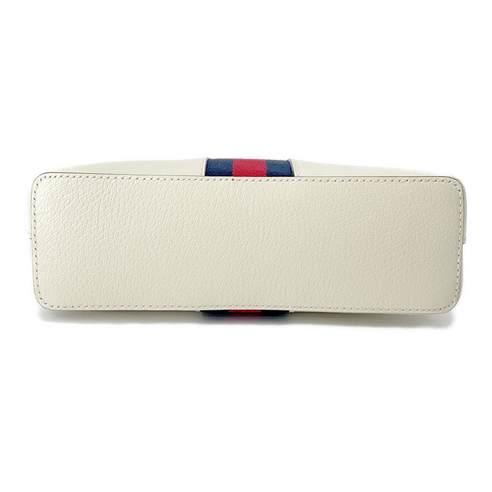 GUCCI Ophidia Shoulder Bag White719881 Leather