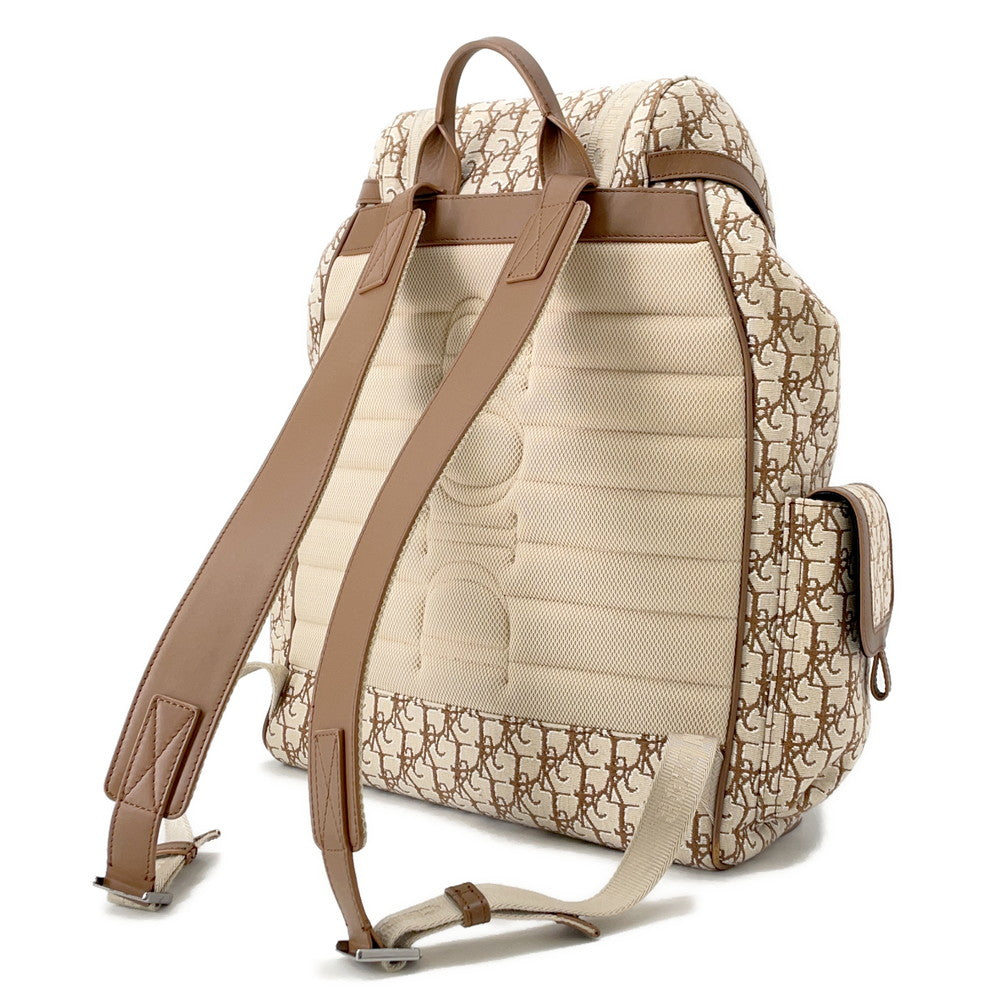 Dior ?Backpack Cactus JackCollaboration Beige/Brown1ESBA163JOD Canvas Leather
