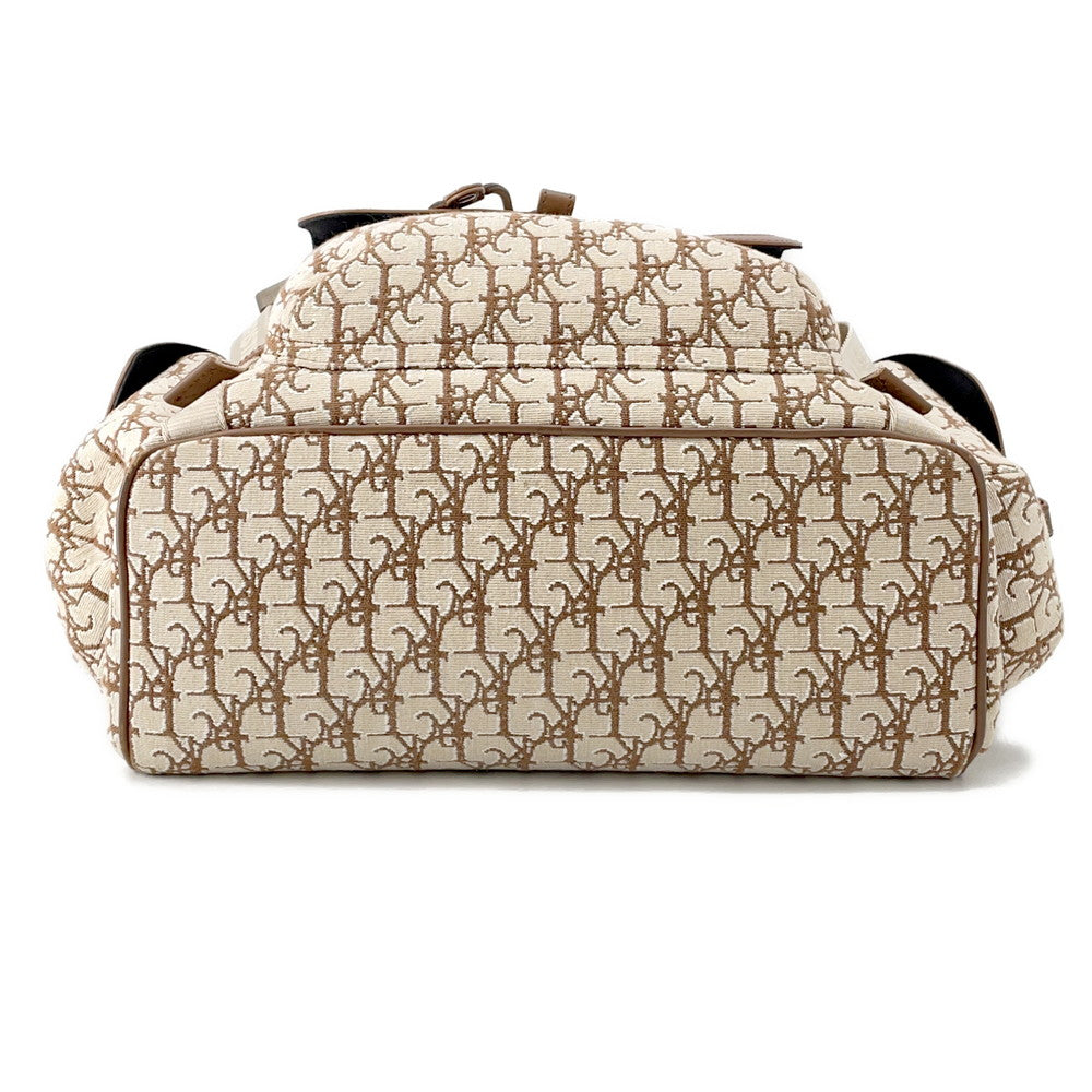 Dior ?Backpack Cactus JackCollaboration Beige/Brown1ESBA163JOD Canvas Leather