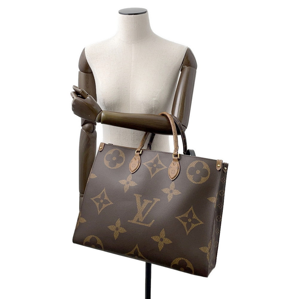 LOUIS VUITTON Onthego RedM44576 Monogram Monogram Reverse Canvas Monogram Giant Size GM