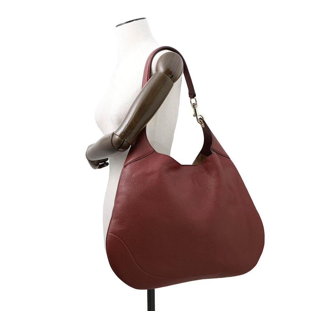GUCCI GUCCI B Shoulder Bag Rosso Ancora Red820169 Leather Size Medium