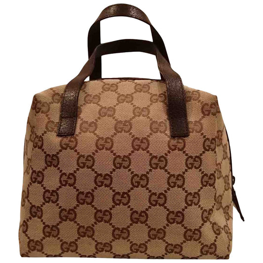 Gucci beige cloth handbag